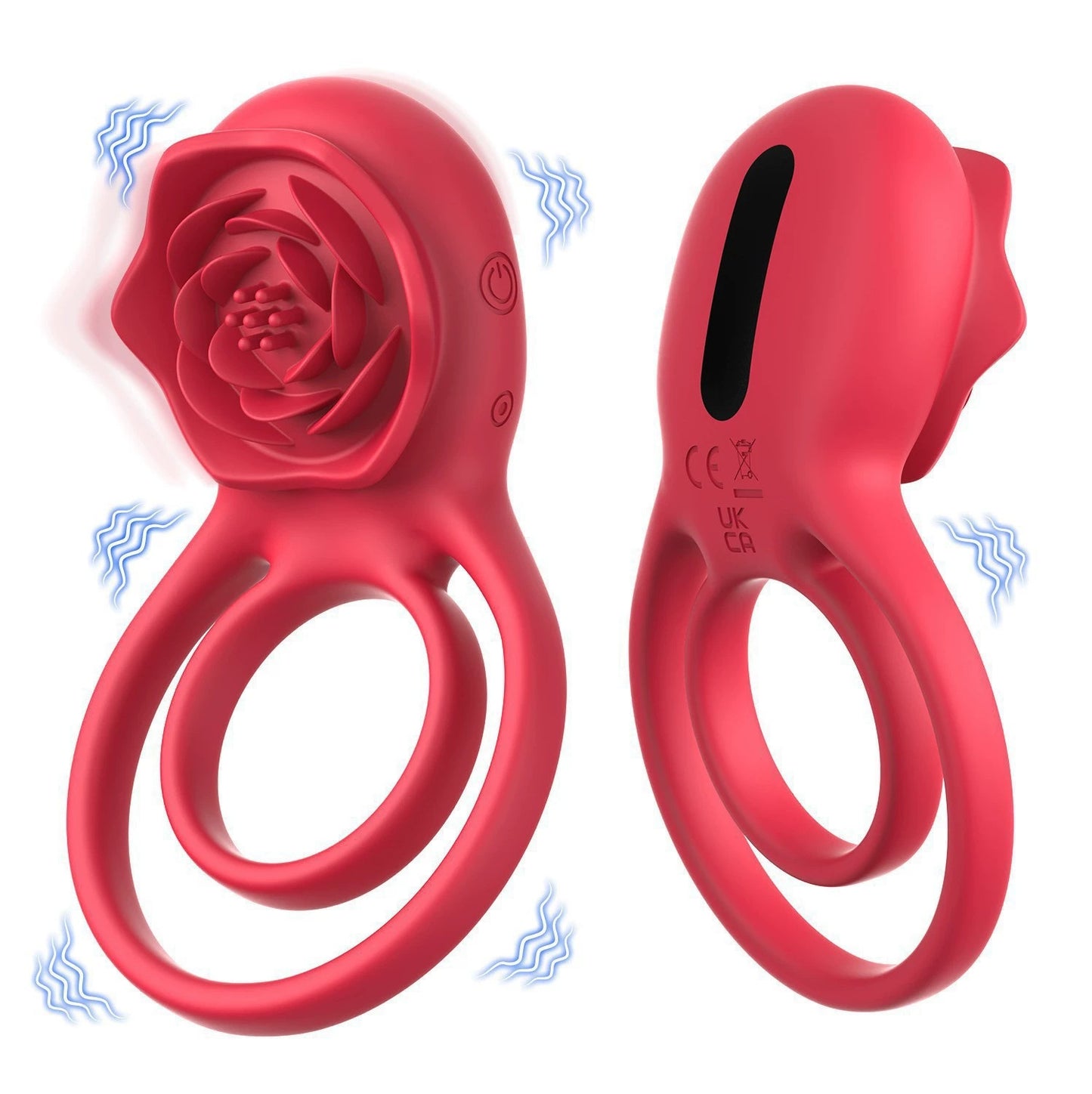 Rose Vibrating Cock Ring