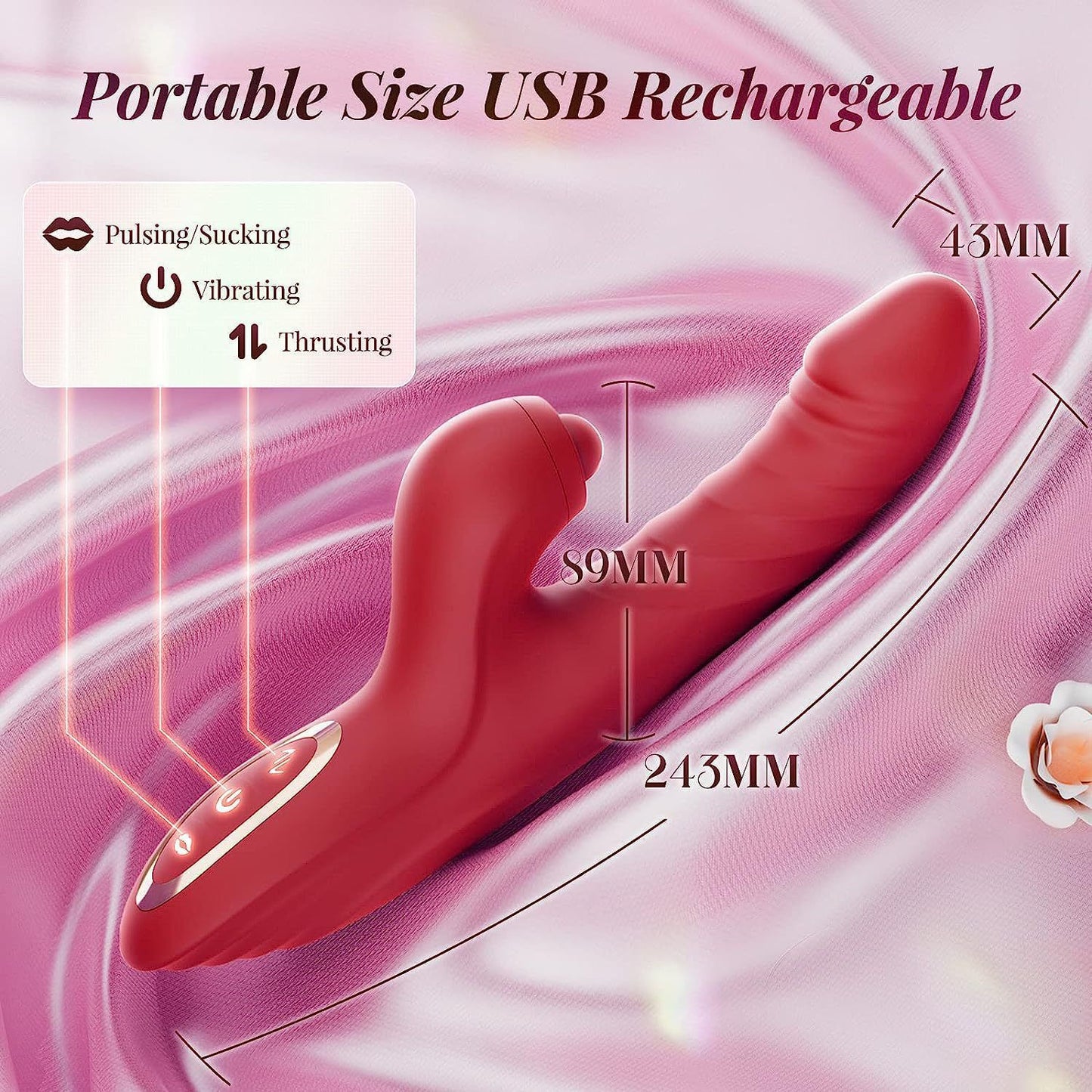 Rabbit Thrusting Vibrator