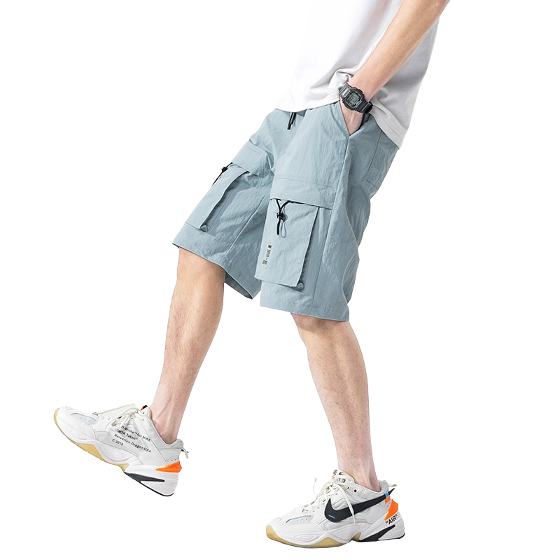 Casual Big Pockets Thin Shorts