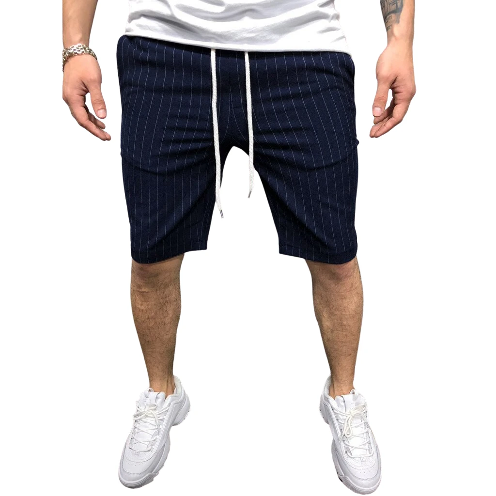Elegant Pinstriped Shorts