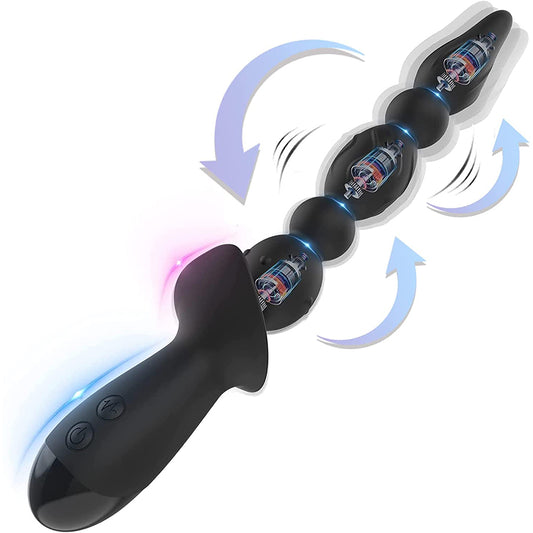 Silicone Vibrating Anal Beads