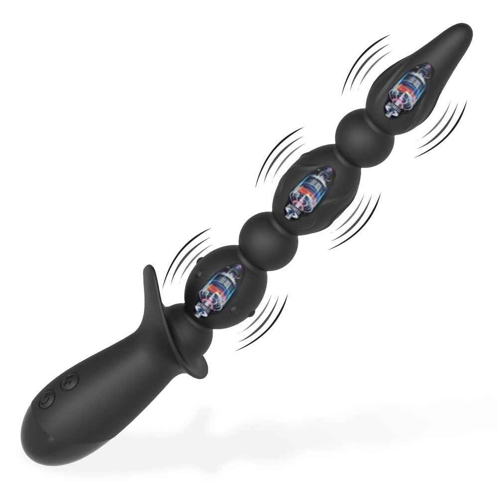 Silicone Vibrating Anal Beads