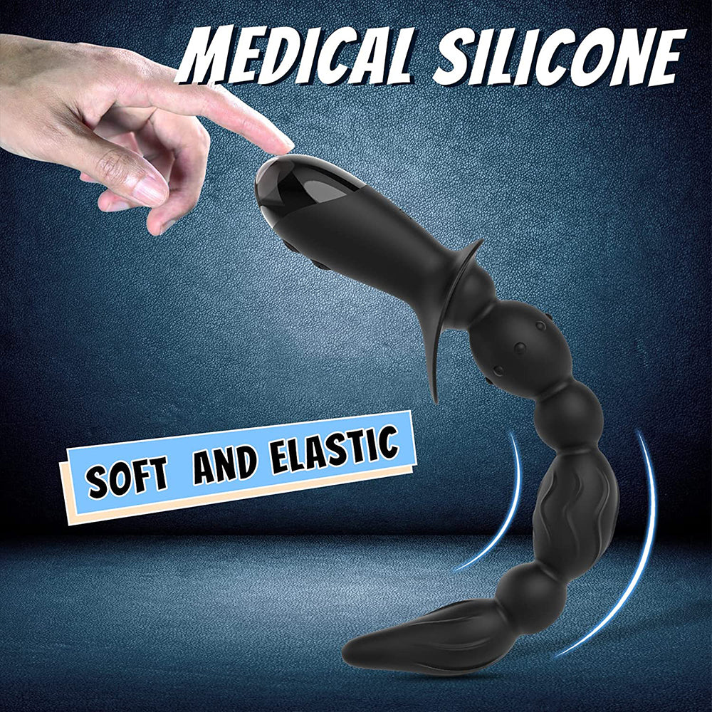 Silicone Vibrating Anal Beads
