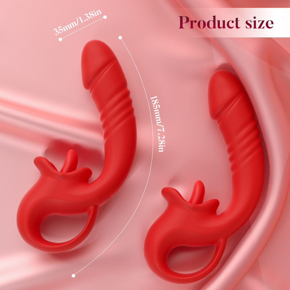 G Spot Clitoral Licking Vibrator