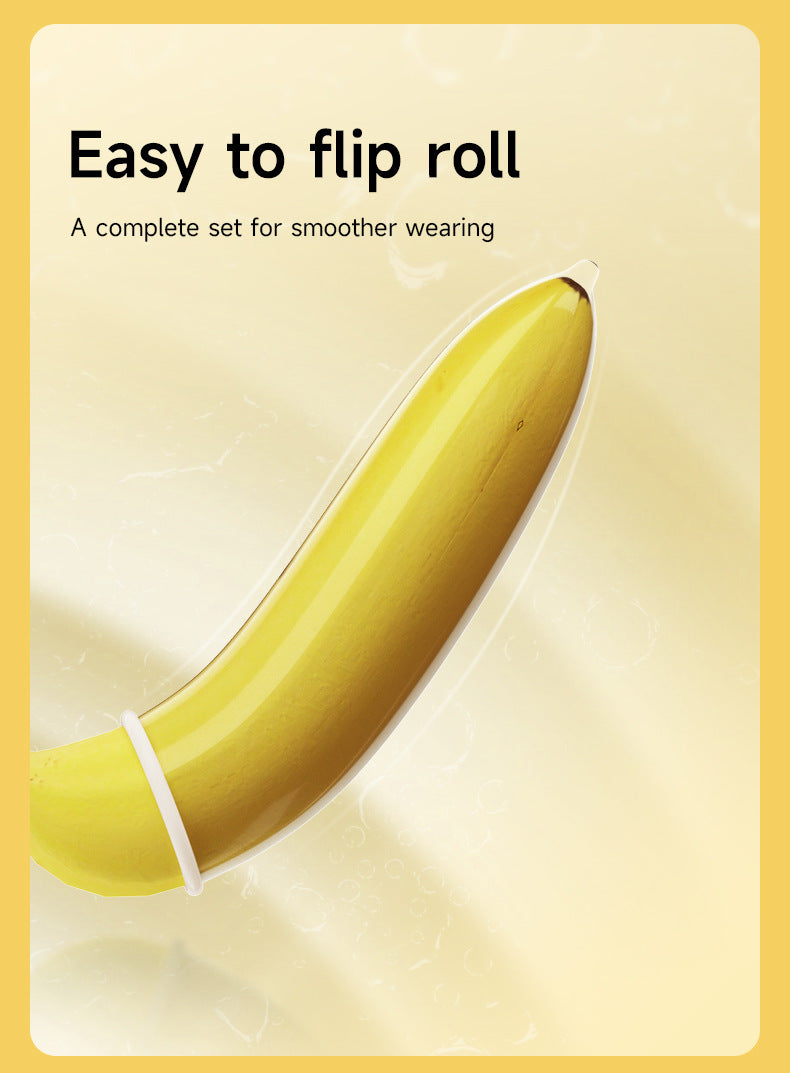 CJG  Non-Latex Condoms, Waterborne Polyurethane Condoms, 56mm Large Size, Ultra-Thin (0.01mm)