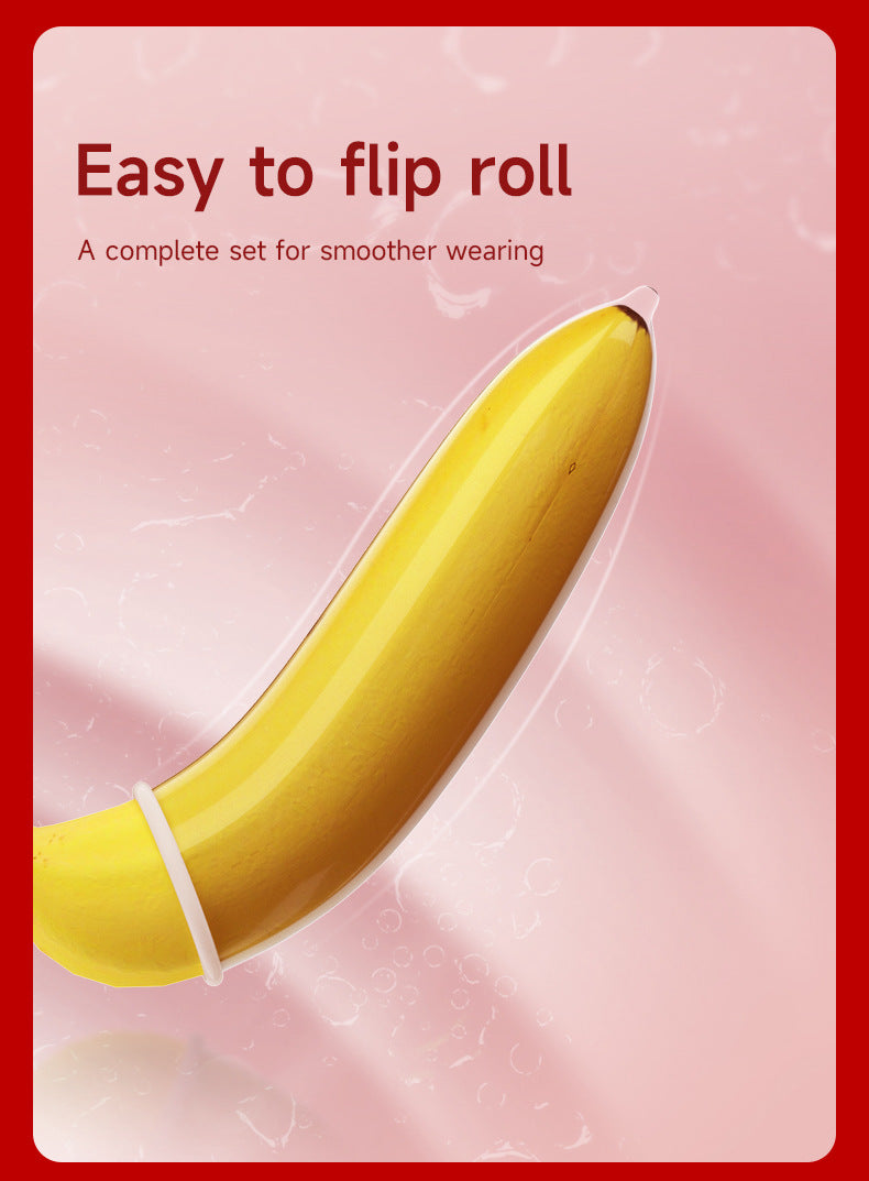 CJG Non-Latex Condoms, Waterborne Polyurethane Condoms, 54mm Medium Size, Ultra-Thin (0.01mm)