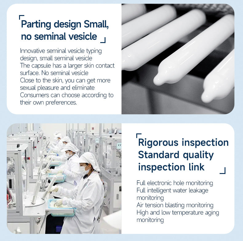 GJG Ultra Thin Series 10 Pcs Large Natural Rubber Latex Male Condom