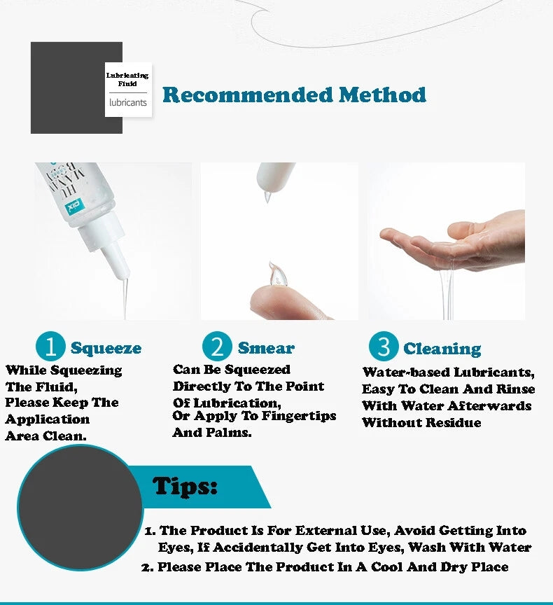 OIX Water Soluble Lubricant 75ml Transparent for middle-aged and elderly couples, menopausal pain and menopausal dryness