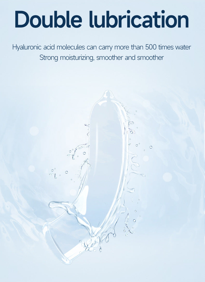 GJG Ultra Thin Series 10 Pcs Large Natural Rubber Latex Male Condom