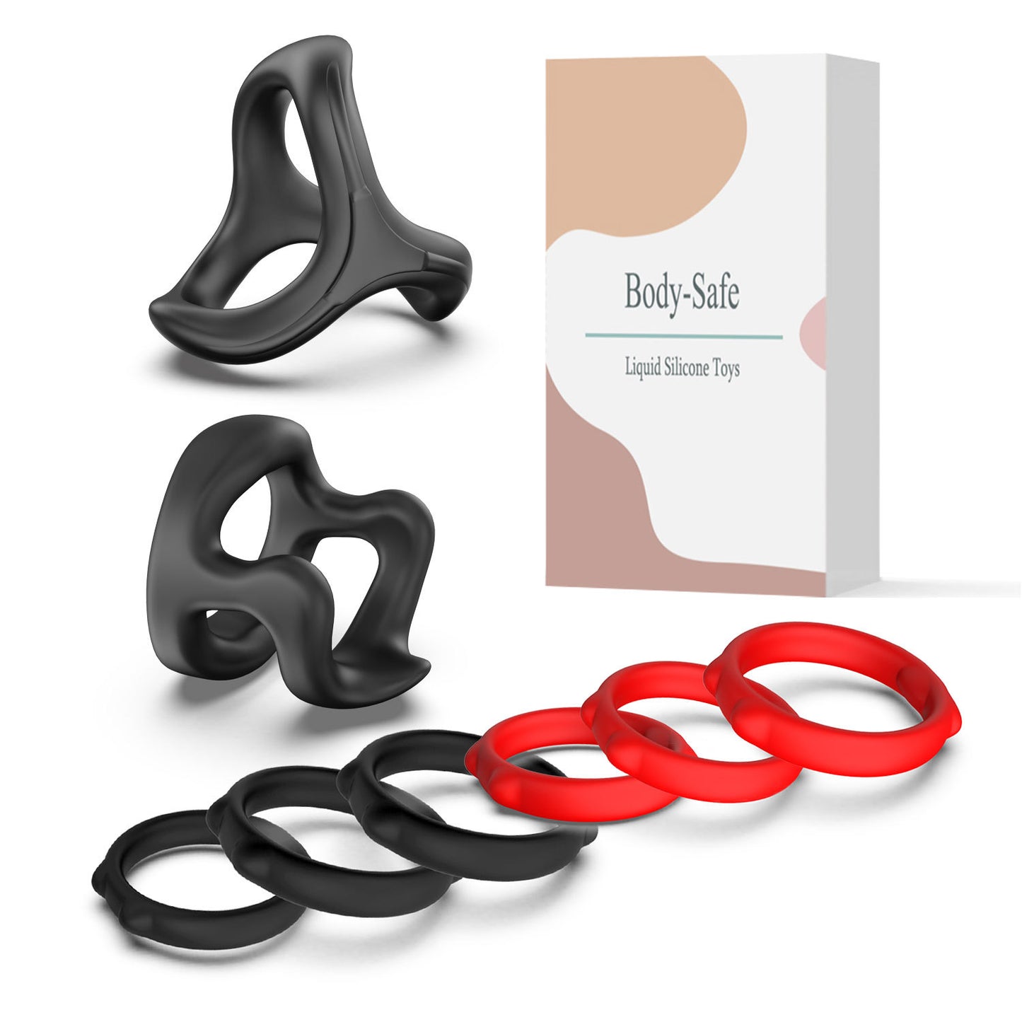 8 Sizes Silicone Penis Ring