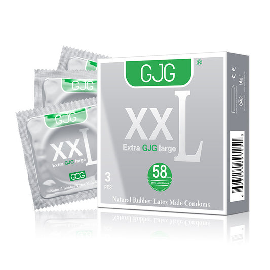 3 Count 58mm Lubricated  Condoms