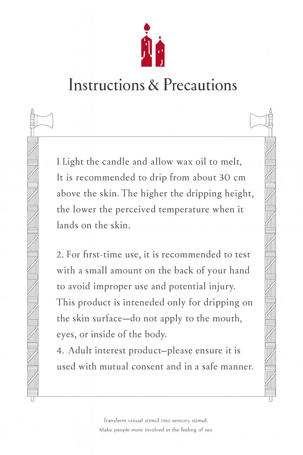 Low-Temperature Candles, Aphrodisiacs And Foreplay Toys For Couples