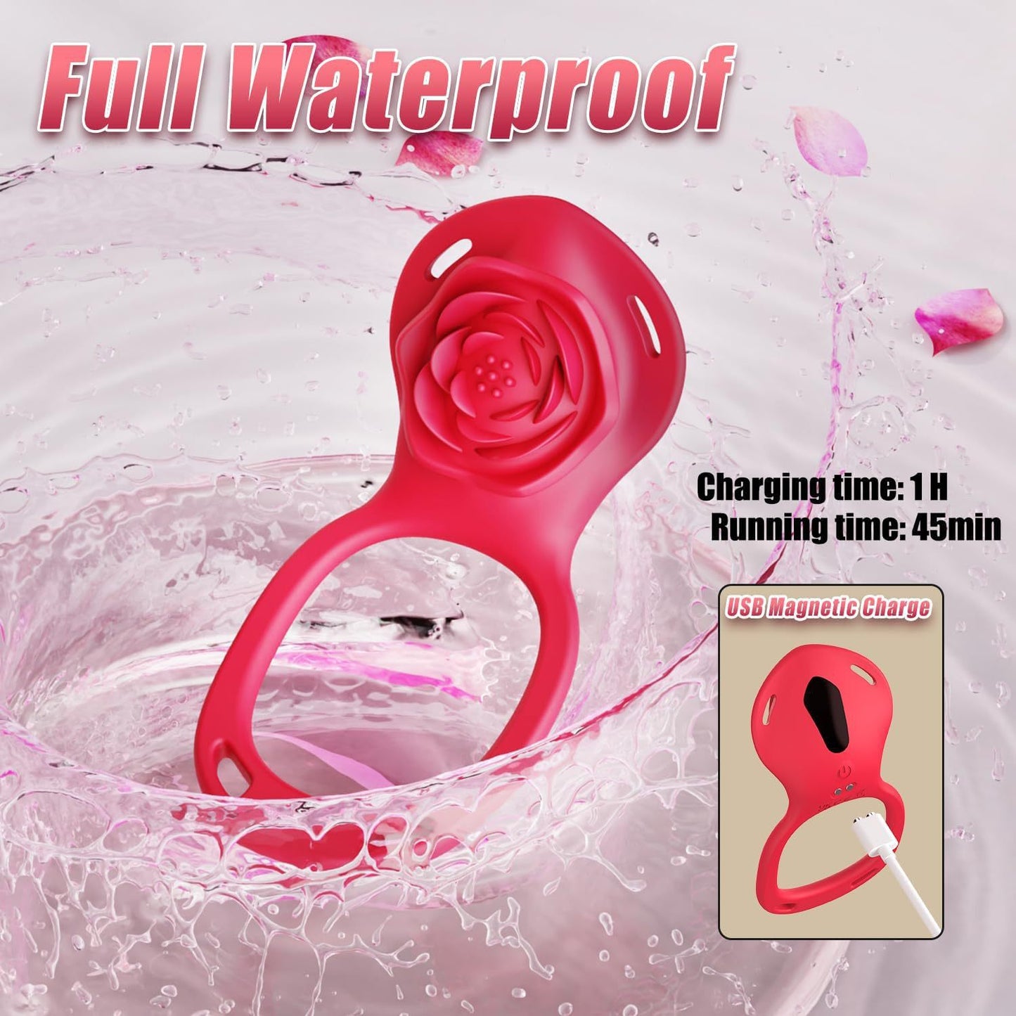 Couples Rose App Remote Control Wearable Vibrator