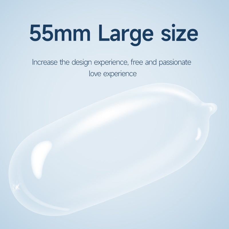 GJG Ultra Thin Series 10 Pcs Large Natural Rubber Latex Male Condom