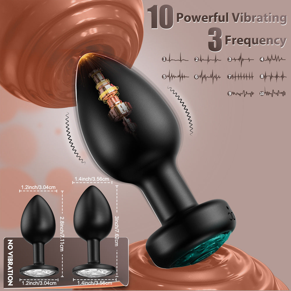 3PCS Silicone Anal Plugs With APP Remote Control