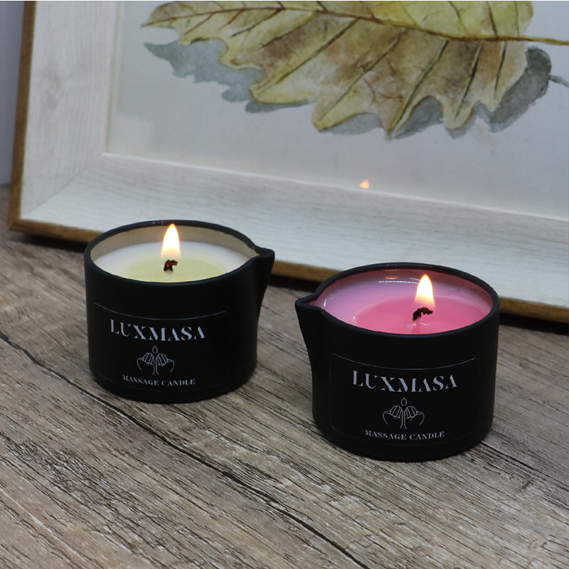 Coconut oil Low-Temperature SPA Massage Candle With Aromatherapy Essential Oil Skincare