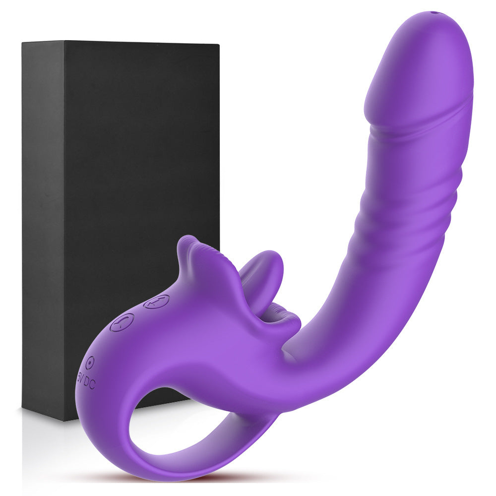G Spot Clitoral Licking Vibrator