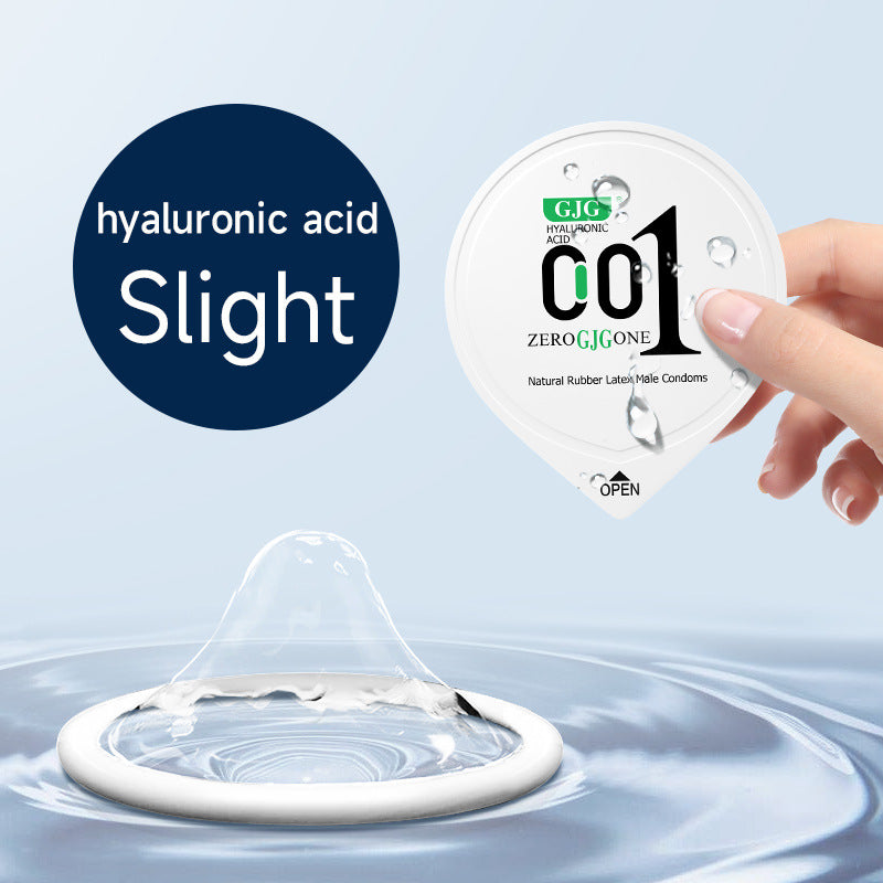 GJG Ultra Thin Series 10 Pcs Large Natural Rubber Latex Male Condom