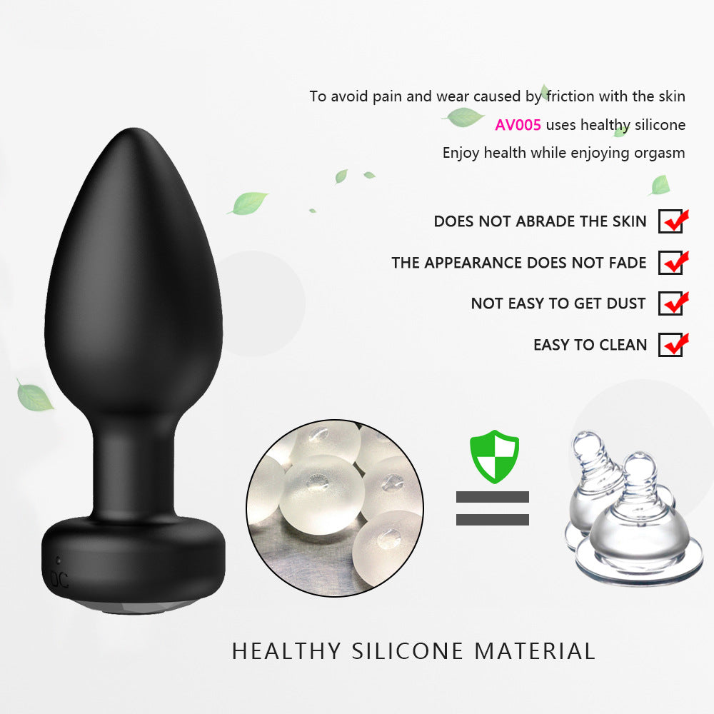 3Pcs Silicone Butt Plugs Training Kit with Remote Control
