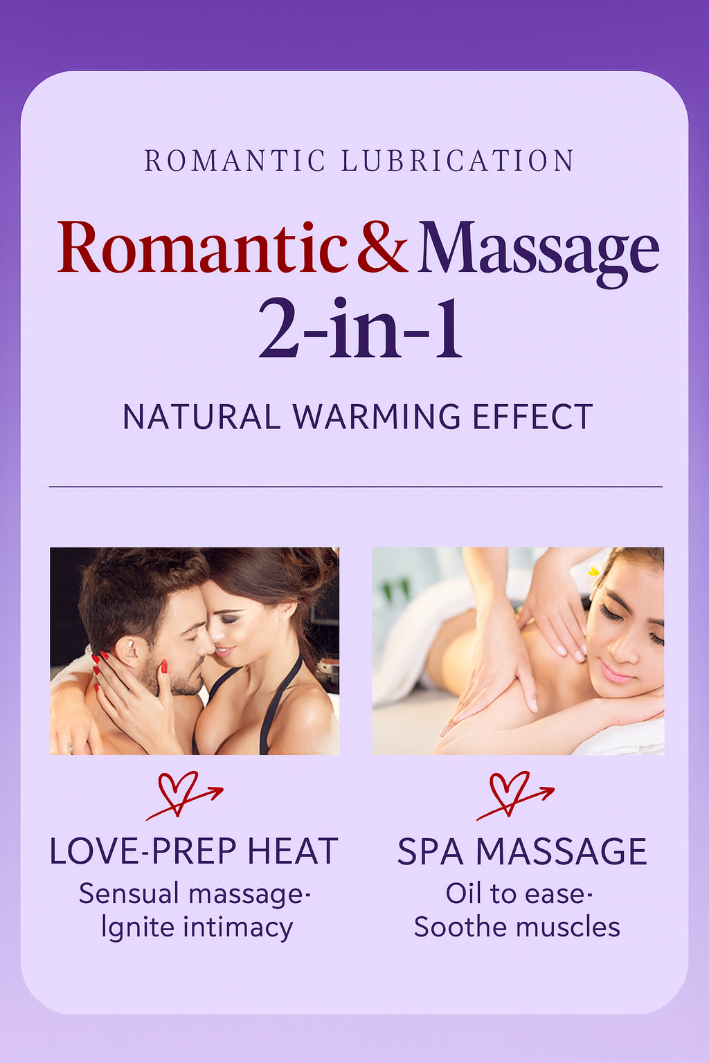 Personal Lubricant Massage oil for Men and Women, Erotic Massage, Back Massage