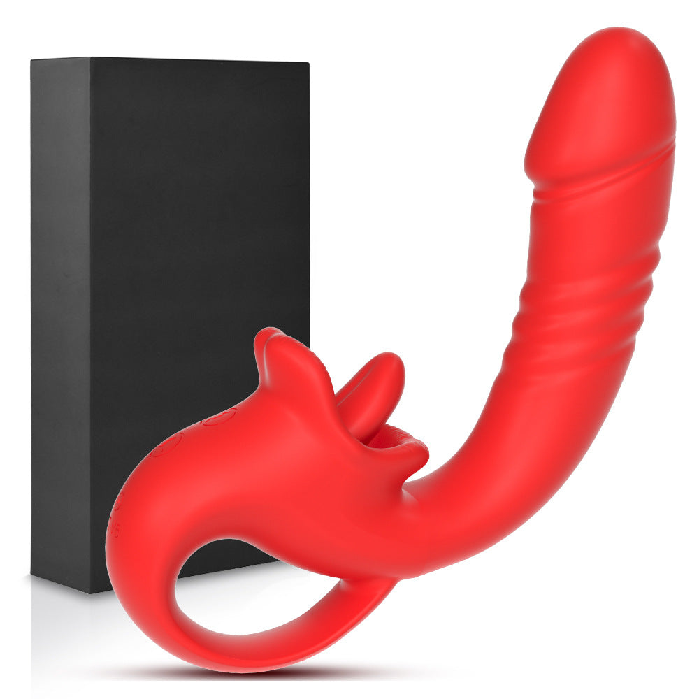 G Spot Clitoral Licking Vibrator