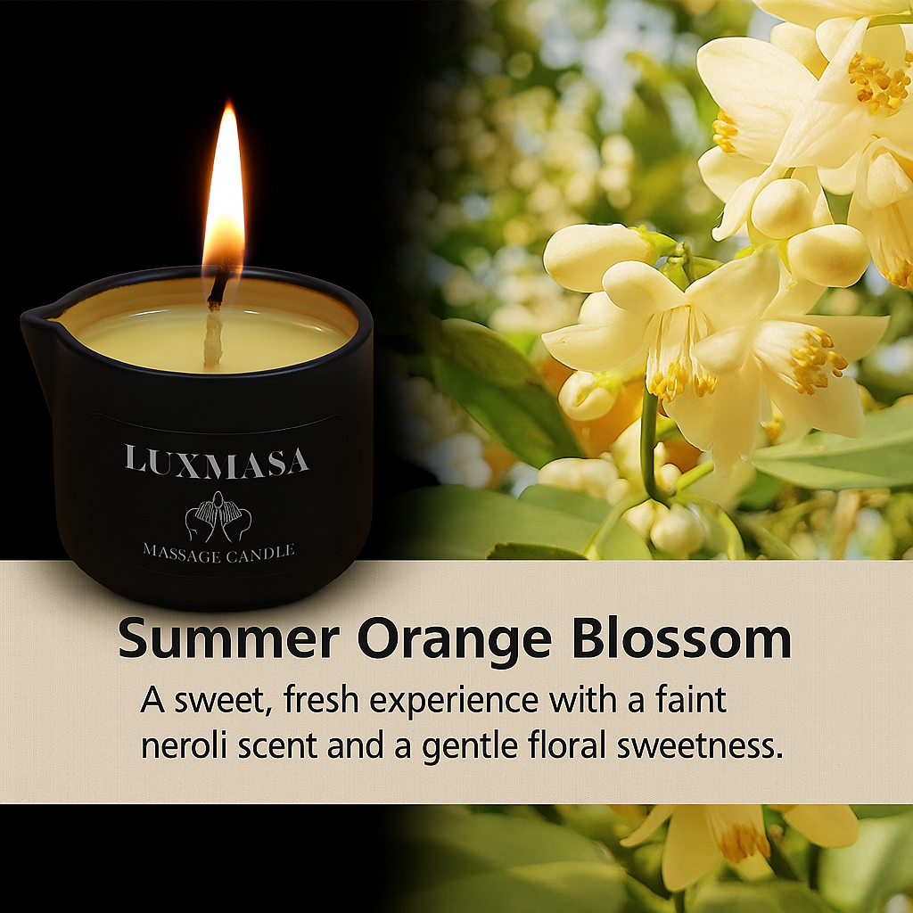 Coconut oil Low-Temperature SPA Massage Candle With Aromatherapy Essential Oil Skincare