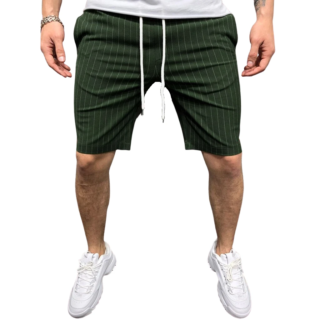 Elegant Pinstriped Shorts