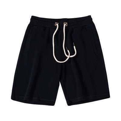 Men's simple basic drawstring shorts