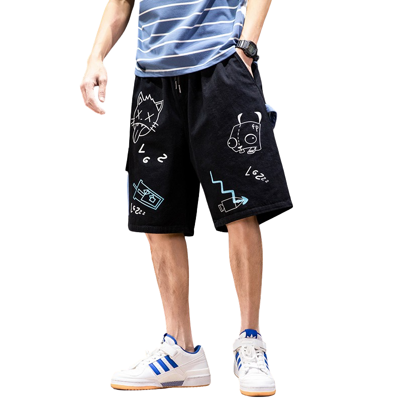 Loose Printed Shorts