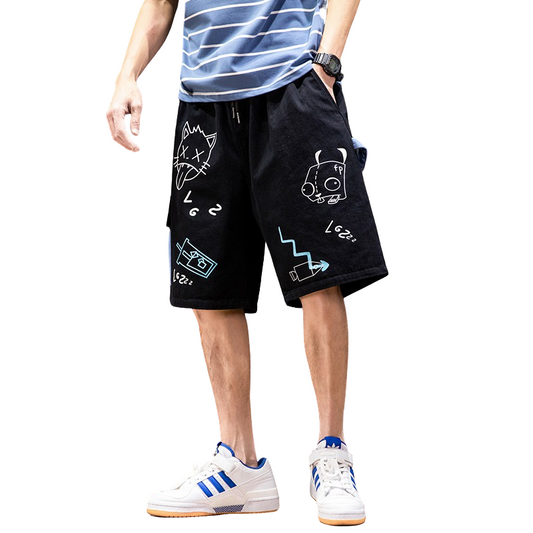 Loose Printed Shorts