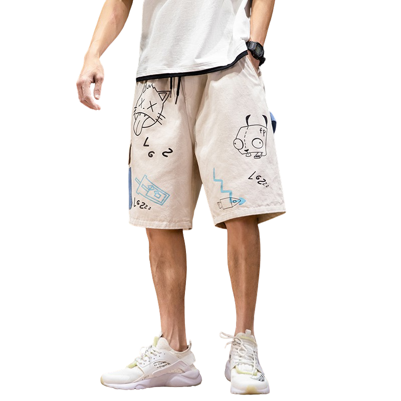 Loose Printed Shorts