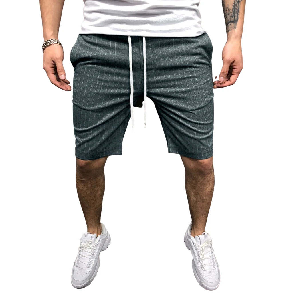 Elegant Pinstriped Shorts