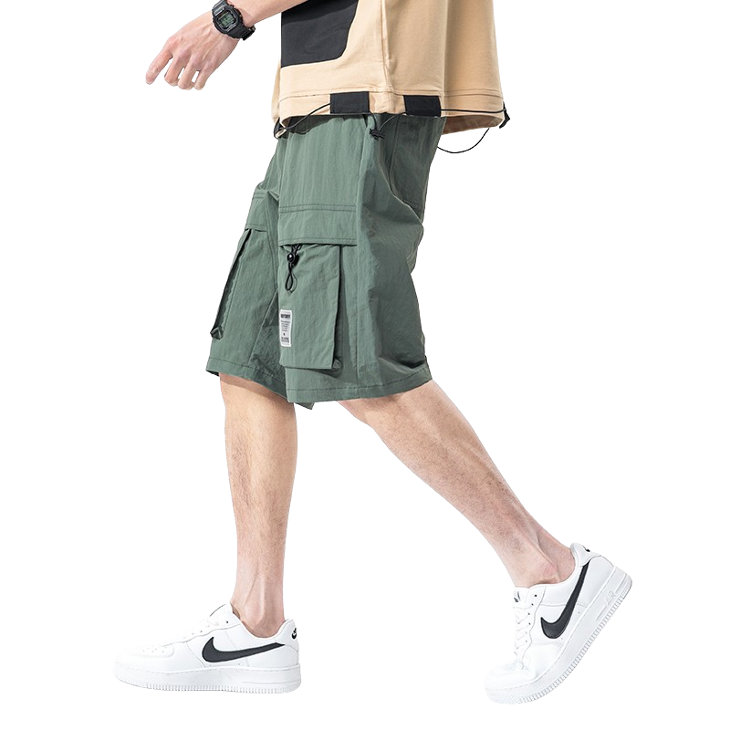Casual Big Pockets Thin Shorts