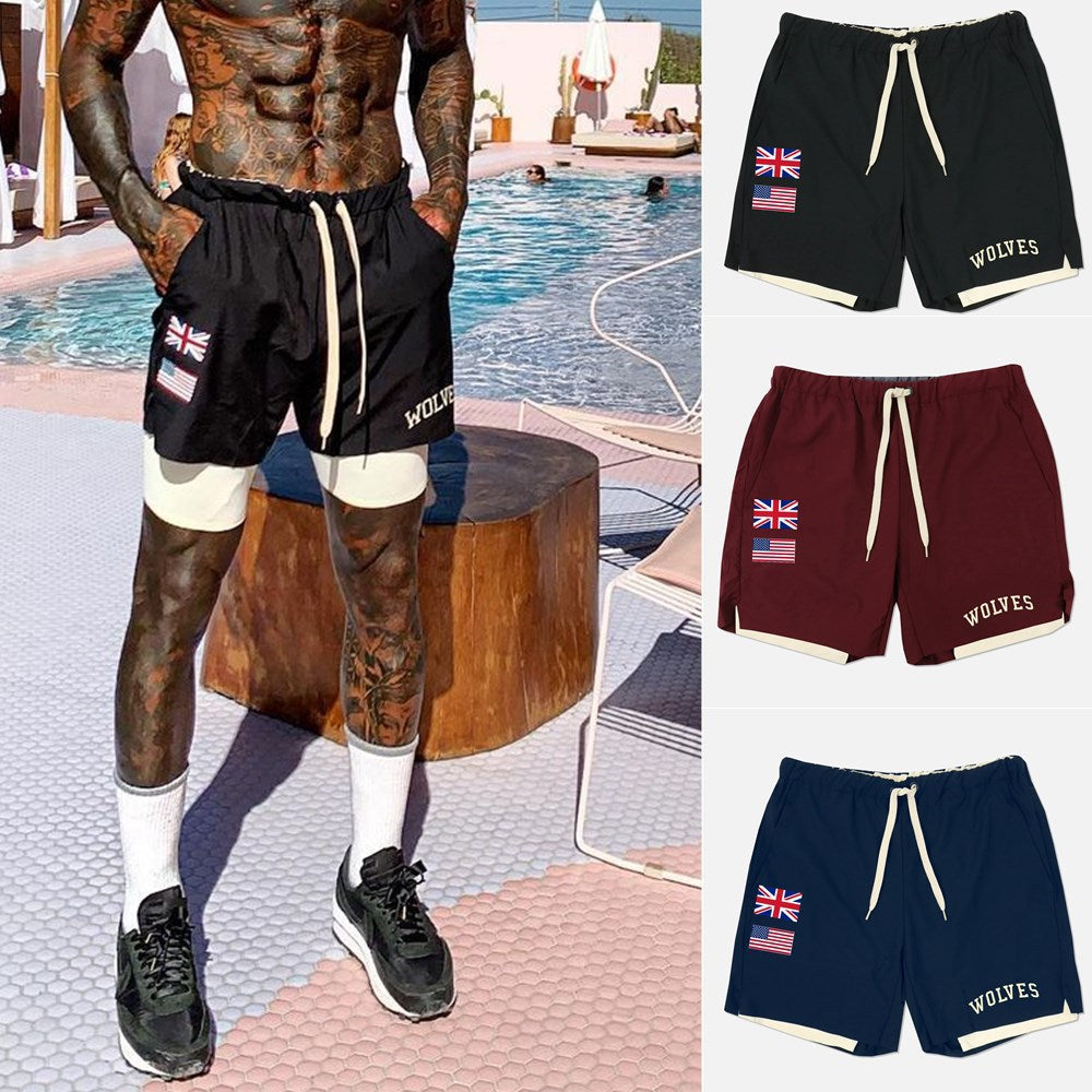 2 in 1 Compression Fitness Shorts