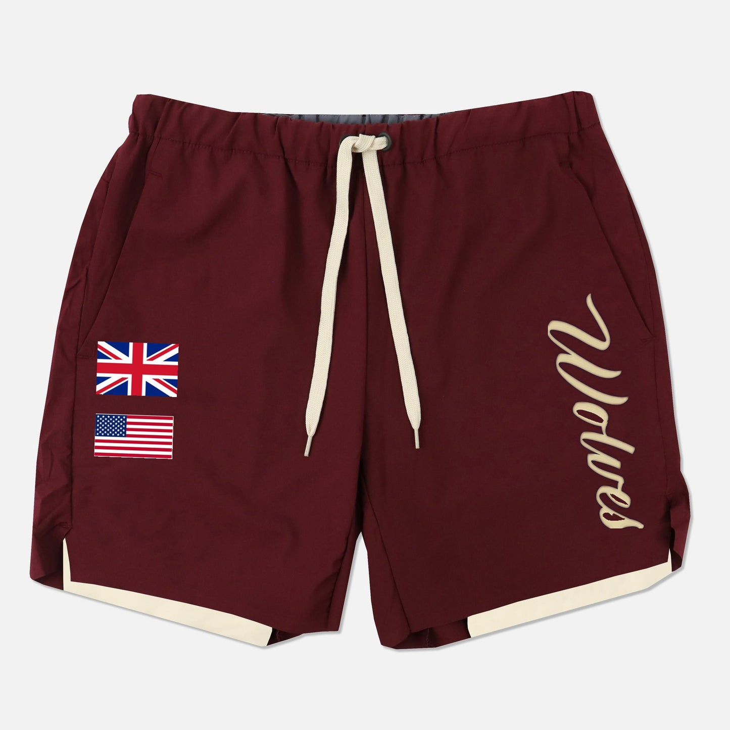 2 in 1 Compression Fitness Shorts