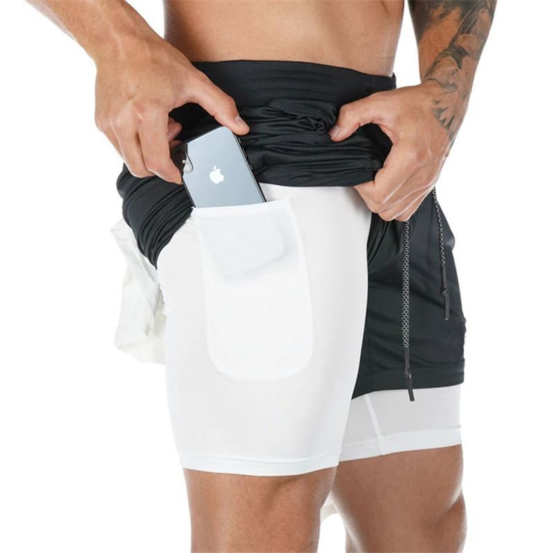Mens 2 in 1 Gym Shorts | Buy 2 free Shipping