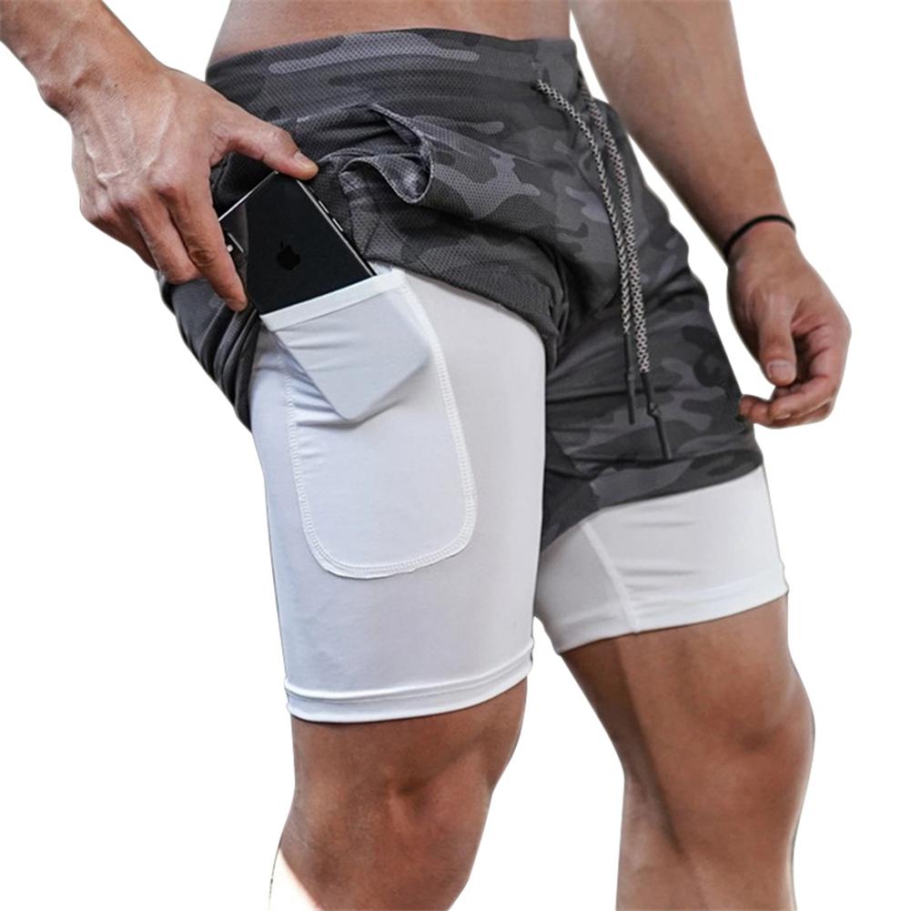 Mens 2 in 1 Gym Shorts | Buy 2 free Shipping