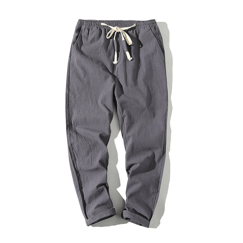 Hypest Fit Dark Grey / S BROOKLYN Linen Joggers