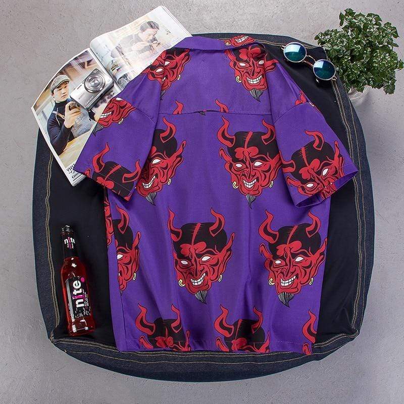 Hypest Fit DEVIL Hawaiian T-shirt