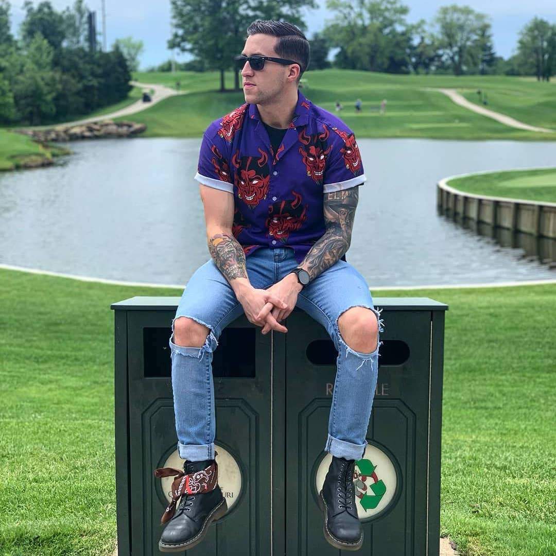 Hypest Fit DEVIL Hawaiian T-shirt