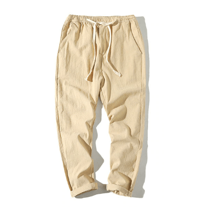Hypest Fit Khaki / S BROOKLYN Linen Joggers