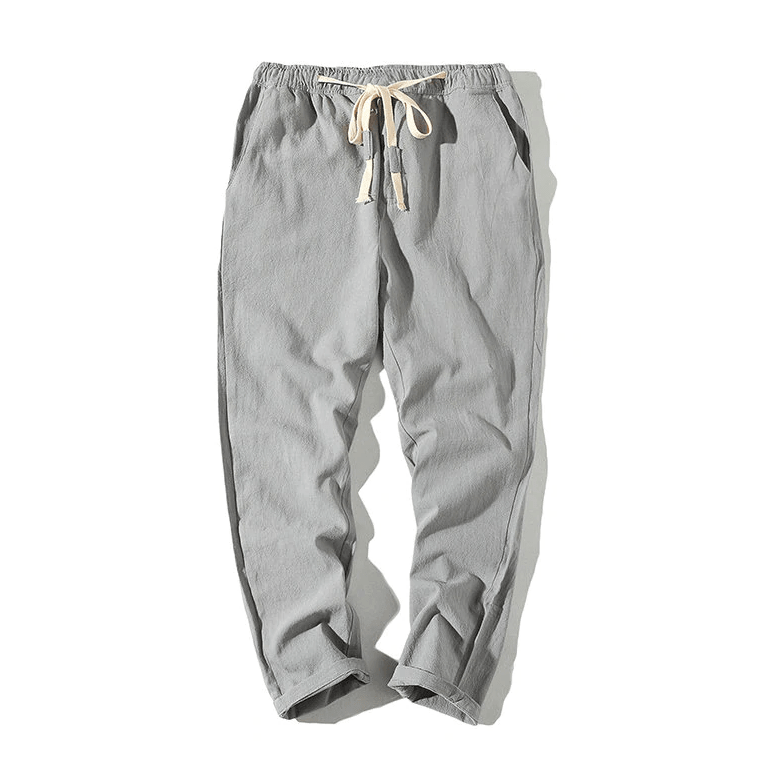 Hypest Fit Light Grey / S BROOKLYN Linen Joggers