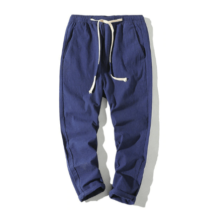 Hypest Fit Navy / S BROOKLYN Linen Joggers