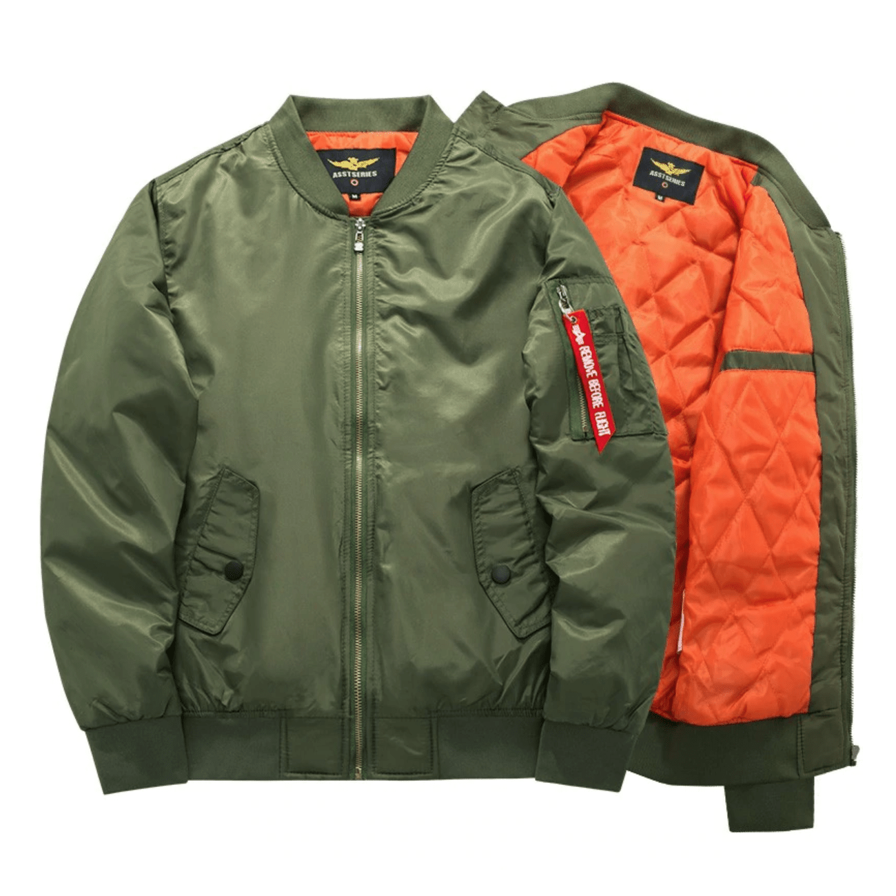 Hypest Fit outerwear Army Green / S HF100 Air Hype Bomber Jacket (4 colors)