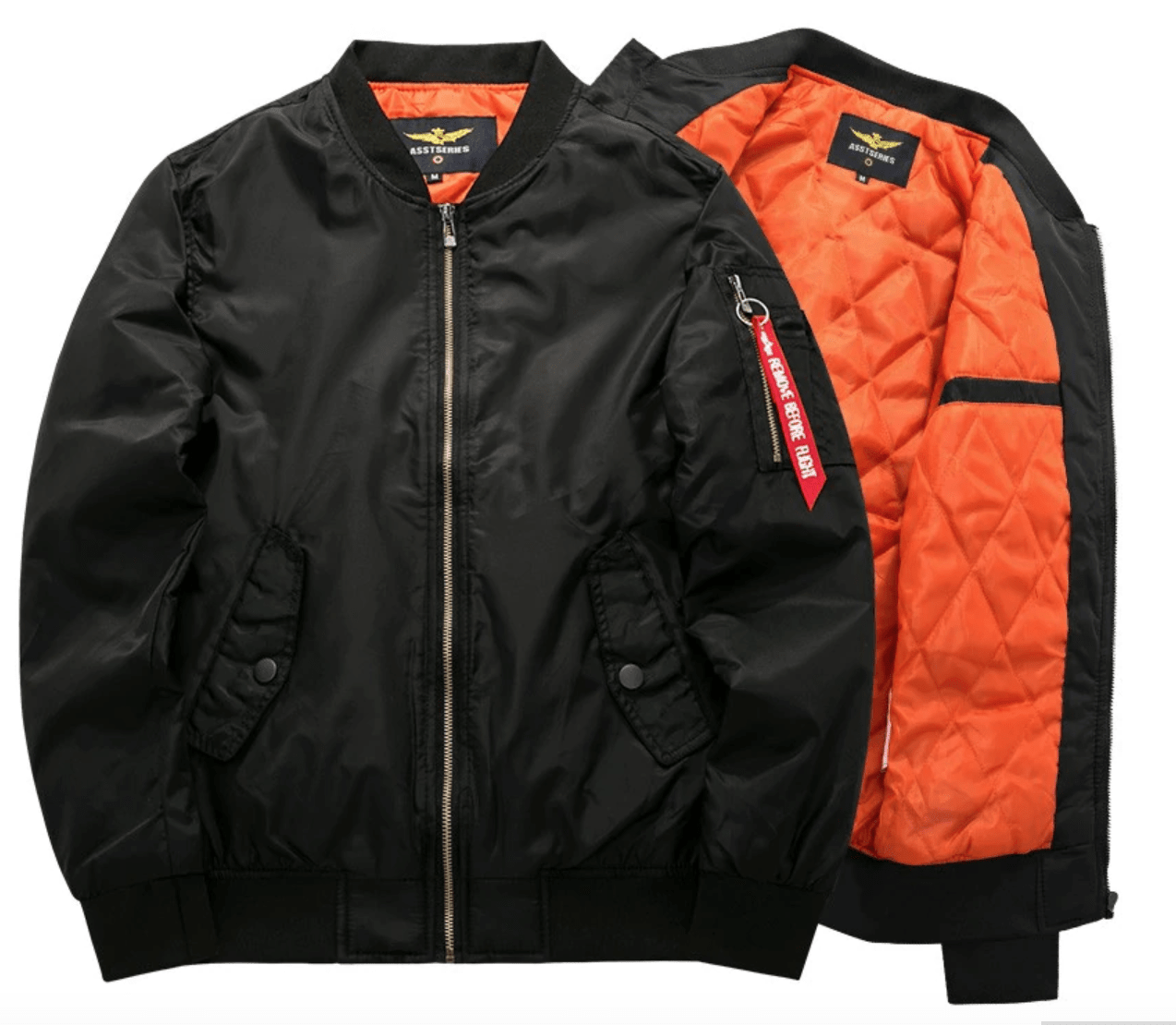 Hypest Fit outerwear Black / S HF100 Air Hype Bomber Jacket (4 colors)