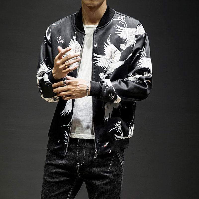 Hypest Fit outerwear Black / S YAKIMOTO Embroidered Jacket