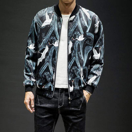 Hypest Fit outerwear Blue / S YAKIMOTO Embroidered Jacket