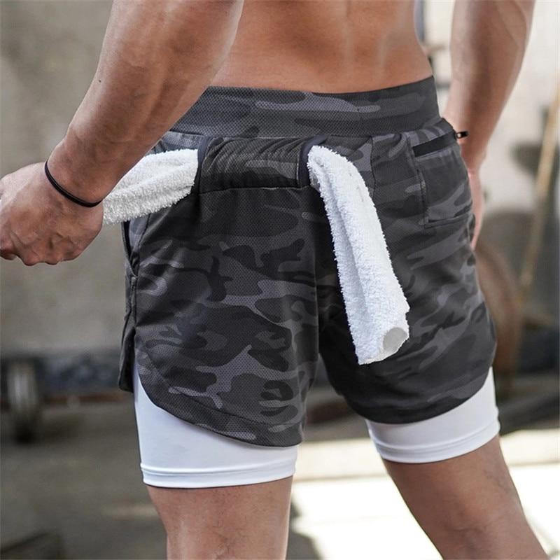 Mens 2 in 1 Gym Shorts | Buy 2 free Shipping